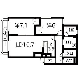 グランフォート伏見の間取り