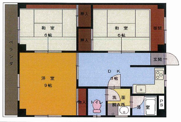 兵庫県加東市社（マンション）の賃貸物件の間取り