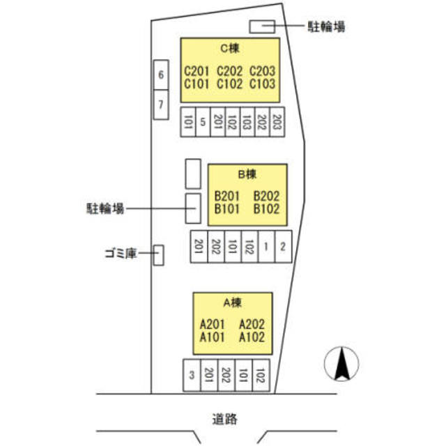 【高松市香川町川東上のアパートのその他】