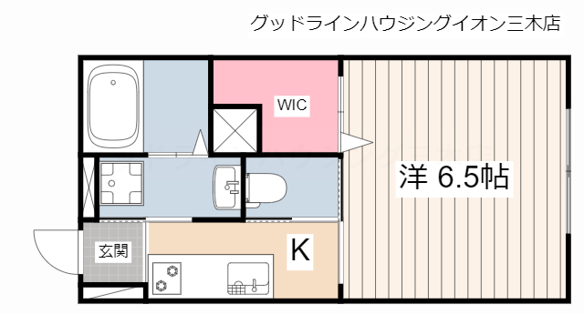 片山ハイツの間取り