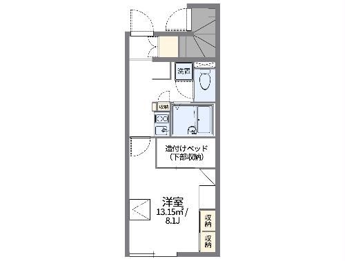 【レオパレス西坂戸の間取り】