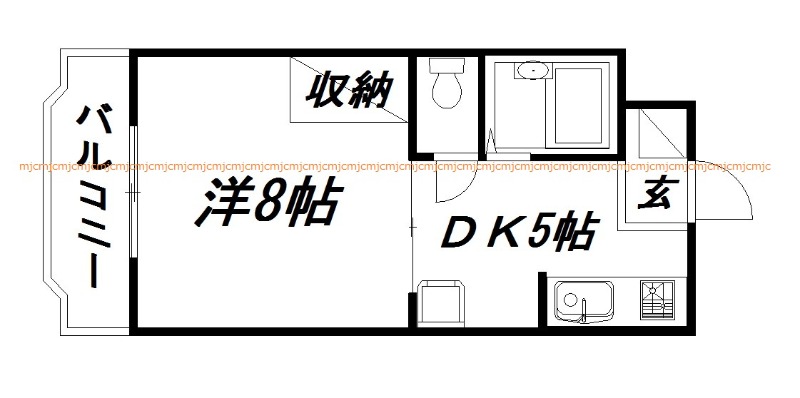 浜松市中央区小池町のマンションの間取り