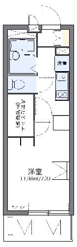 レオパレス松山の間取り