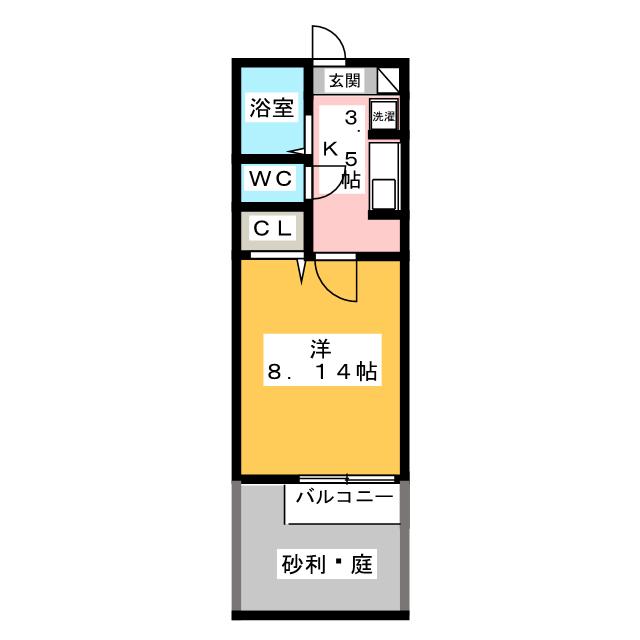 ボヌール徳重の間取り