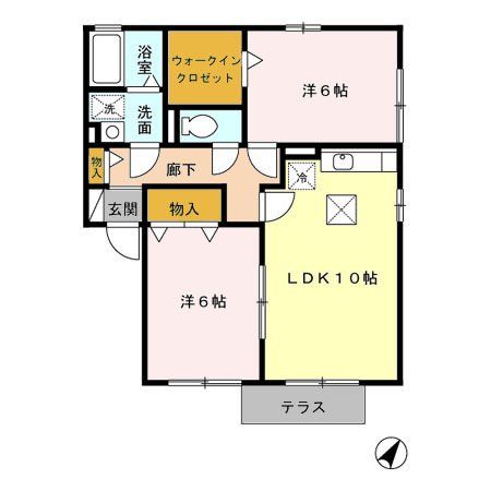 氷川ｈｏｕｓｅ　２番館の間取り