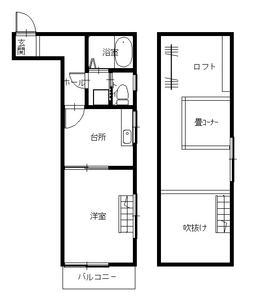 来夢館Vの間取り