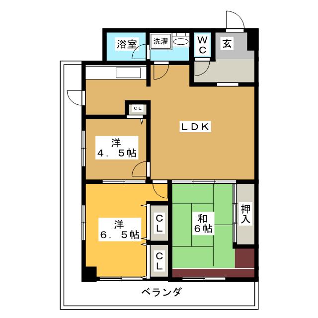 朝日プラザ東戸塚の間取り