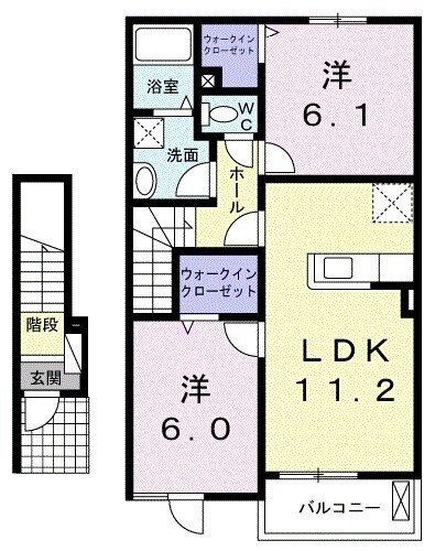 ロッソ・コルサＣの間取り