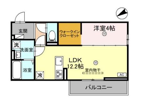 ｐａｃｅ　パーチェの間取り