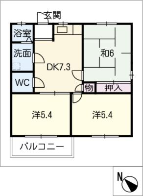 グリーンヒル大草の間取り