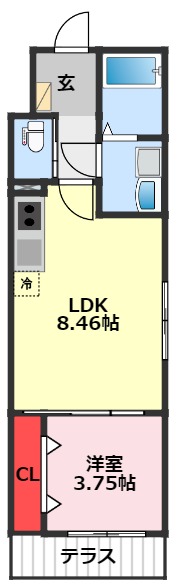 TSR新松戸の間取り