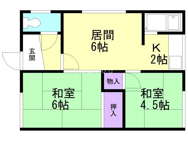 エルム旭町の間取り