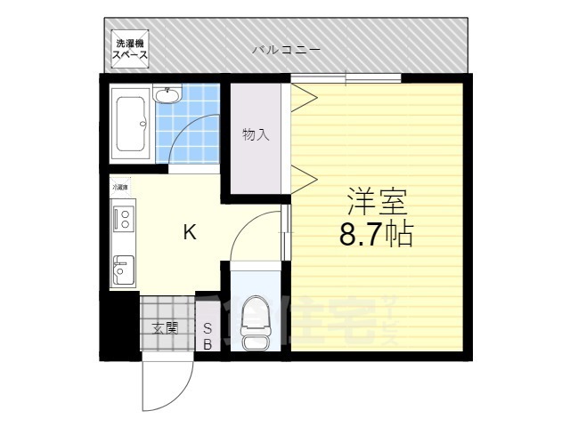 久世郡久御山町島田のマンションの間取り