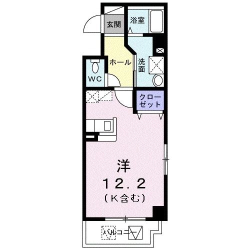 岩国市今津町のマンションの間取り