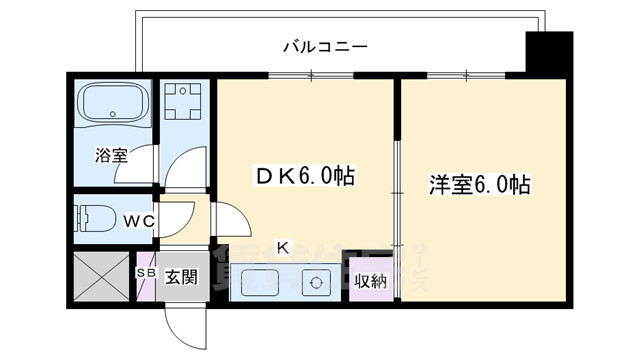 KOKORO岡崎BLDG.の間取り