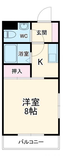 江南市飛高町中町のアパートの間取り