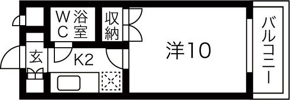 札幌市中央区南十五条西のマンションの間取り