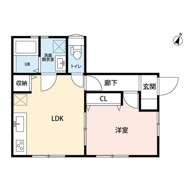 平塚市東中原のアパートの間取り