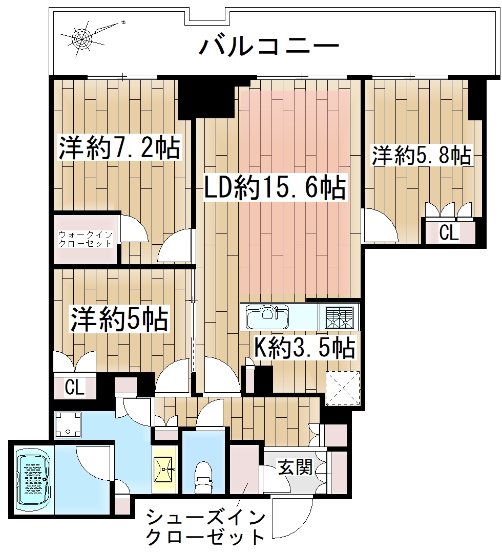 ジ・アーバネックスタワー神戸元町通の間取り