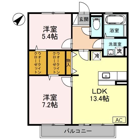 ダンディライオンの間取り