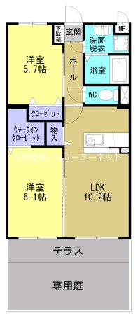 アウル石谷の間取り