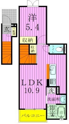 ディアマンテ西新井の間取り