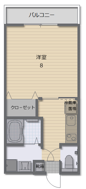 千都一番館の間取り