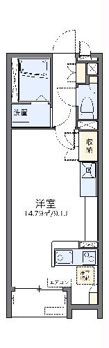 レオネクストカーサカメヤマの間取り