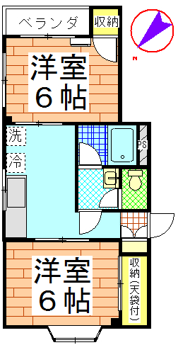 ルミナスコーポ松波の間取り