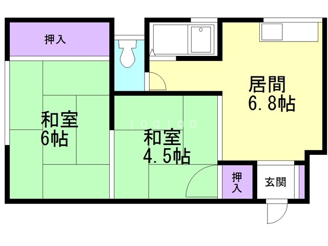 大京マンションの間取り