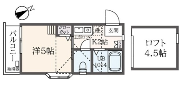 ＨＩＬＬＳ柏葉Ｂ棟の間取り