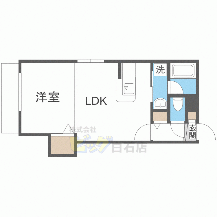 ディッセン豊平橋の間取り