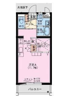 シャトレ末広の間取り