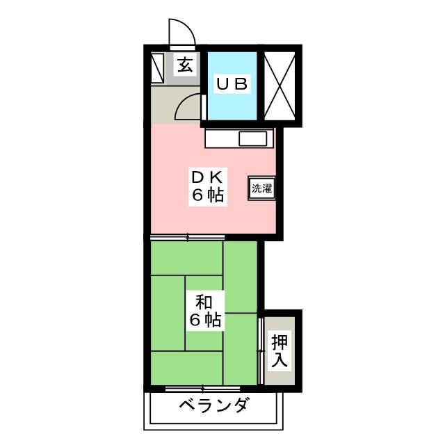 緑園第２サンコーポの間取り