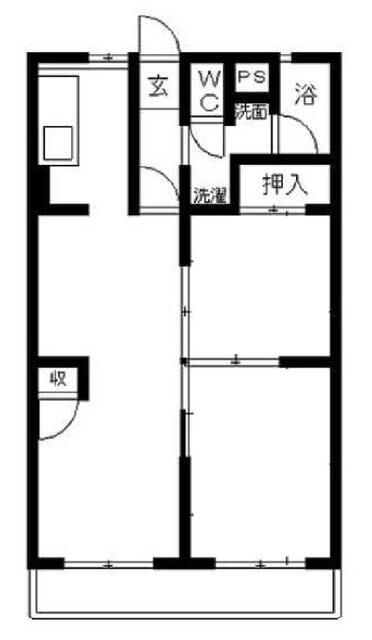 ピースパルマンションの間取り