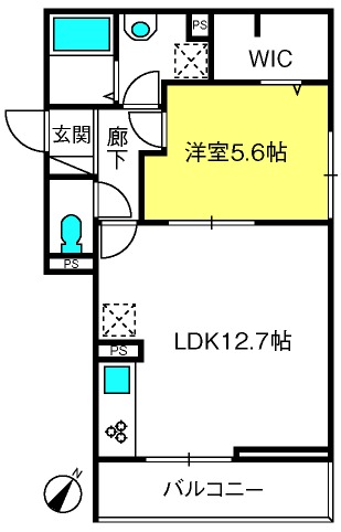 ディアコート十番館の間取り