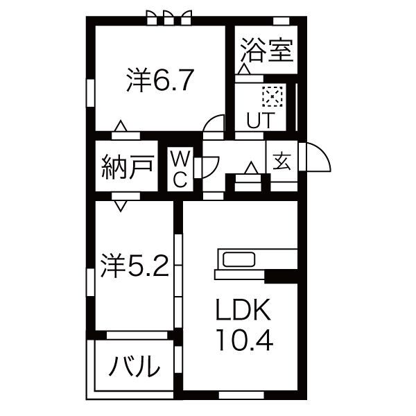 エスパシオフェリスIの間取り