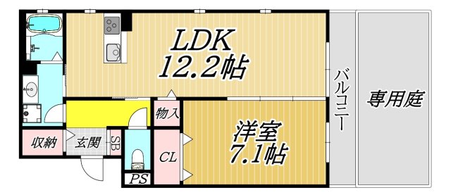 サンクレール尼崎の間取り