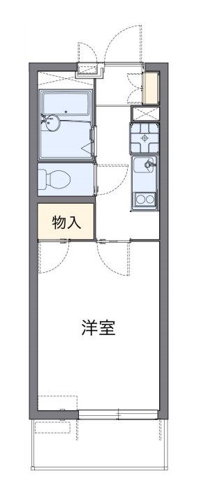 レオパレスルーブルIIの間取り