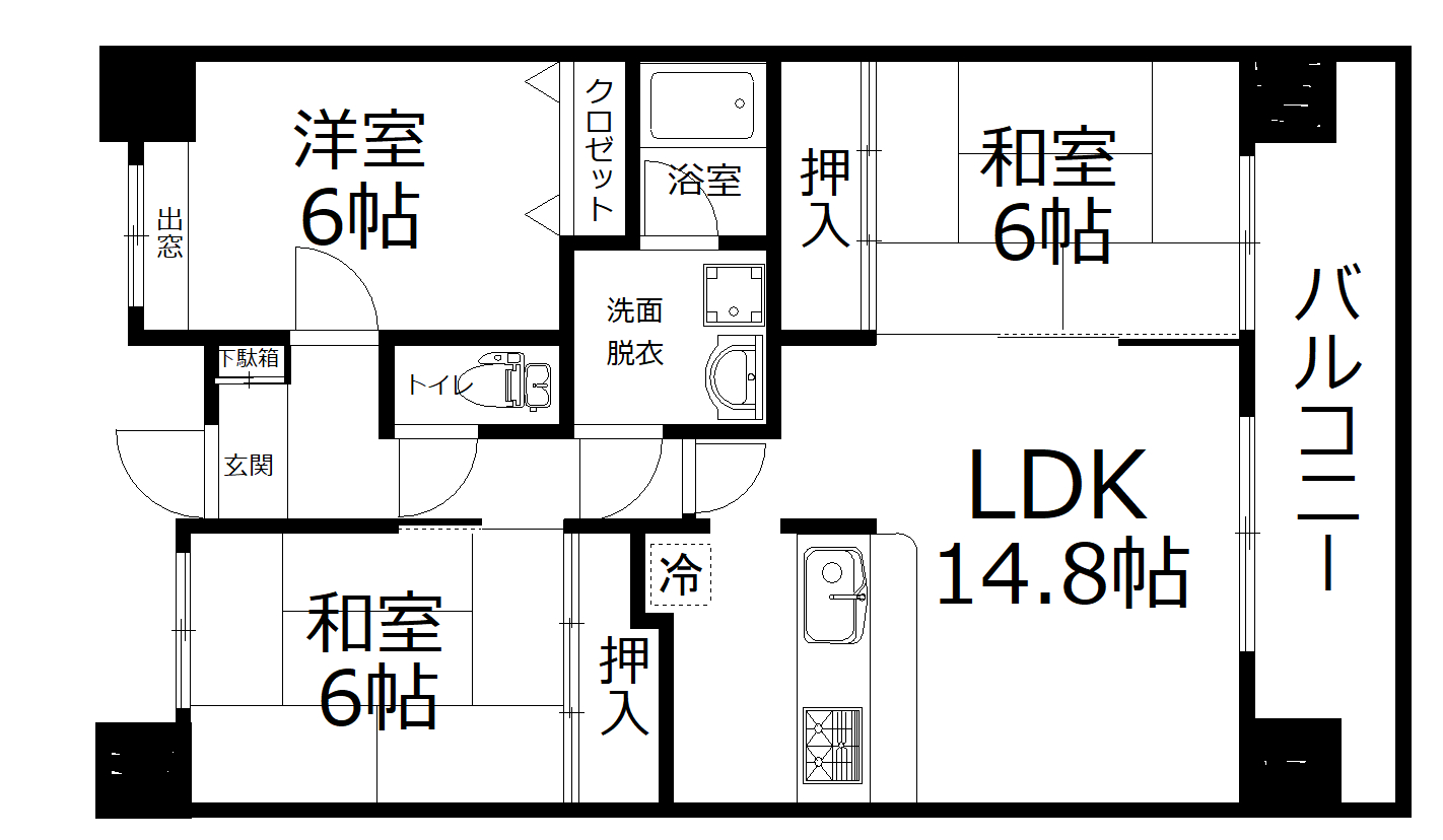 グリーンヒルズイシカワの間取り