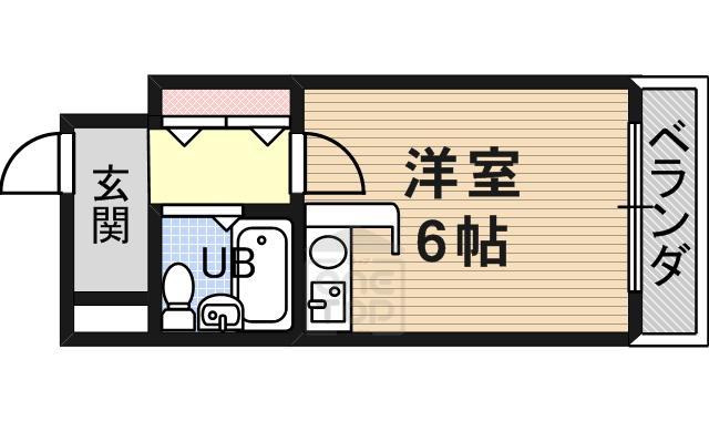 茨木市下穂積のマンションの間取り