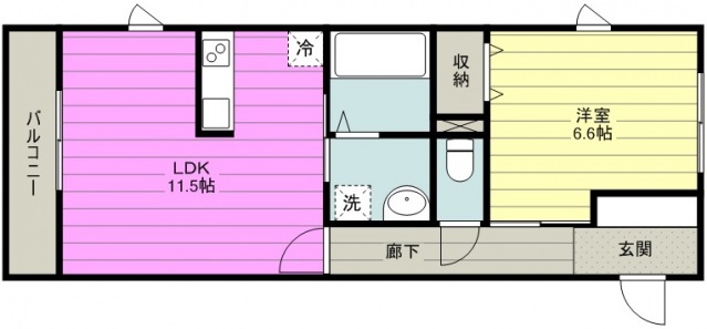 エルメゾンボスコの間取り