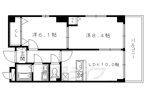 グランぺルルの間取り