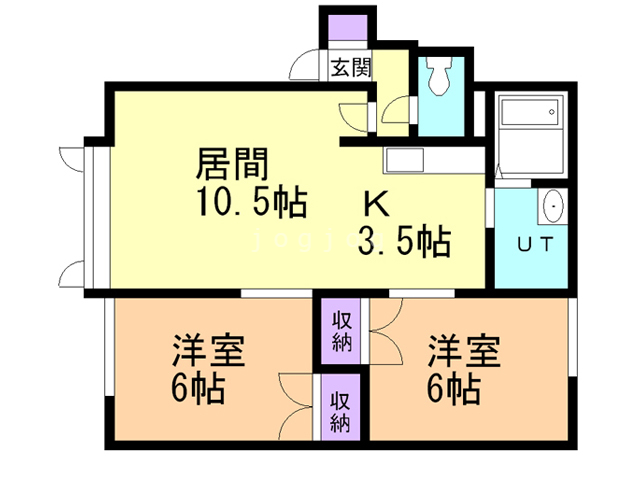 ハーベストの間取り