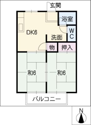 パナハイツ渕高の間取り