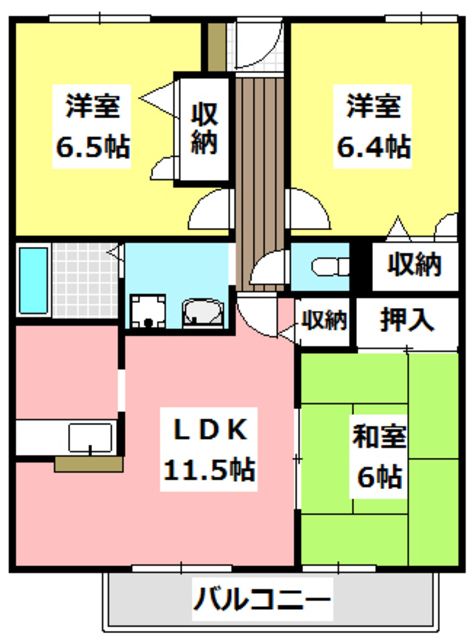 ディアス下井の間取り