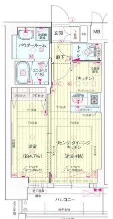 プレサンス新大阪ジェイズの間取り