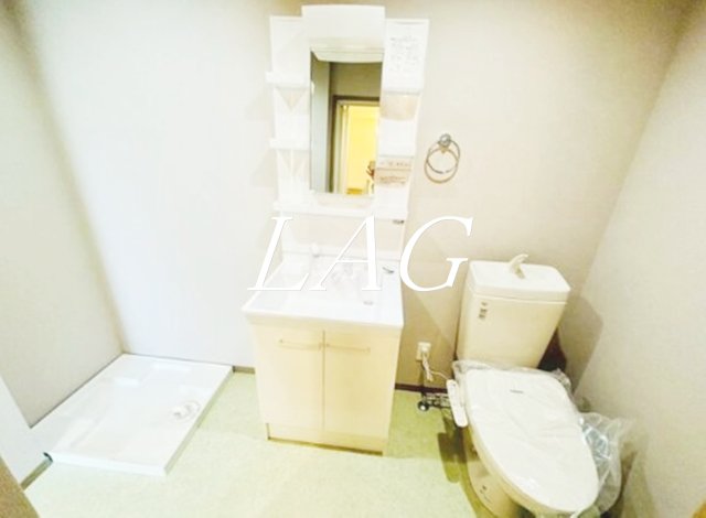 洗面設備　洗面台です。