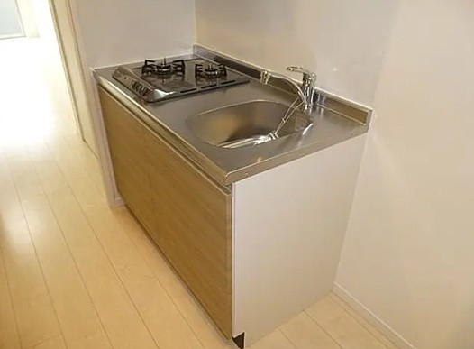 キッチン　★使いやすい二口コンロ、システムキッチン★