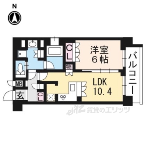 リーガル京都堀川中立売の間取り写真